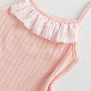 12-18m Zara Combination ruffle top